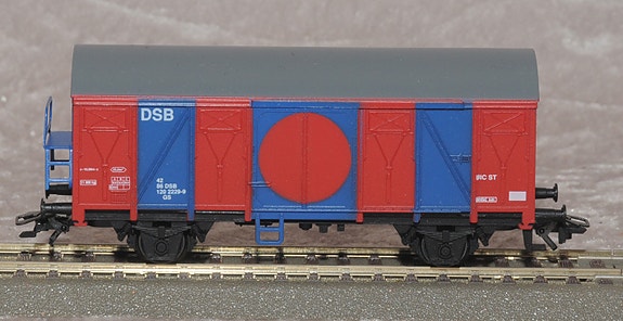 Lukket DSB godsvogn, #BB33C33