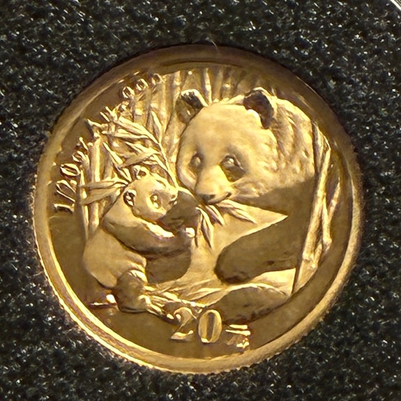 Guldmønt Kina 20 Yuan 2005 🇨🇳