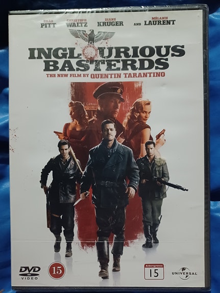 Ny I folie / Inglourious Basterds Quentin Tarantinos DVD film med Brad Pitt mm