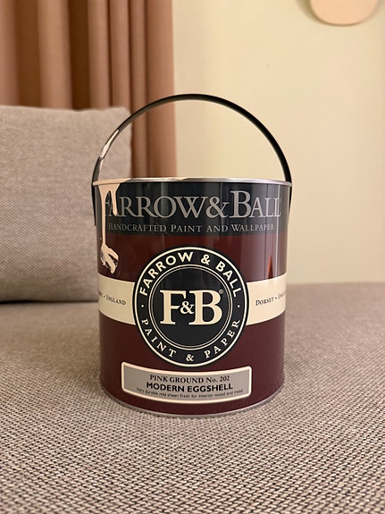 Farrow & Ball træmaling – Pink Ground, Lulworth Blue m.fl.