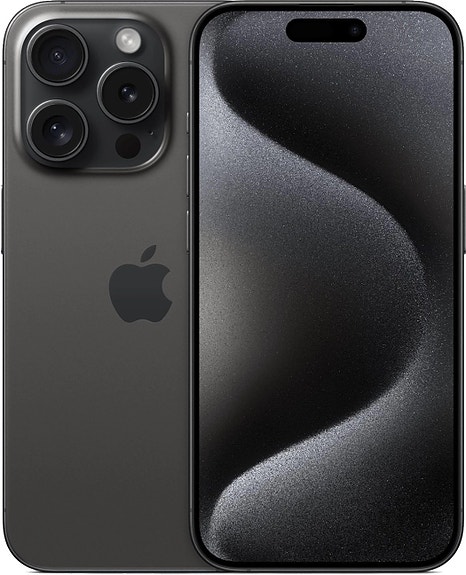 Apple iPhone 15 Pro 128GB (sort titanium) eSIM - Grade B