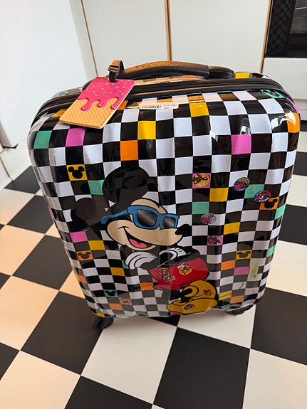 American Tourister plastkuffert med Mickey Mouse, unisex