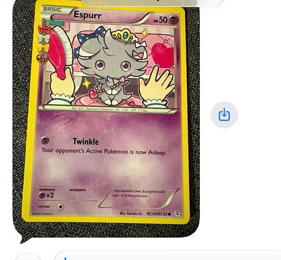 Espurr Pokémon RC14/RC32