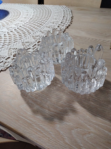 Kosta Boda lysestager i glas