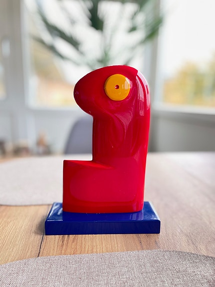 Thierry Noir – Original unika-skulptur (23 cm) - Berlinmurens pioner