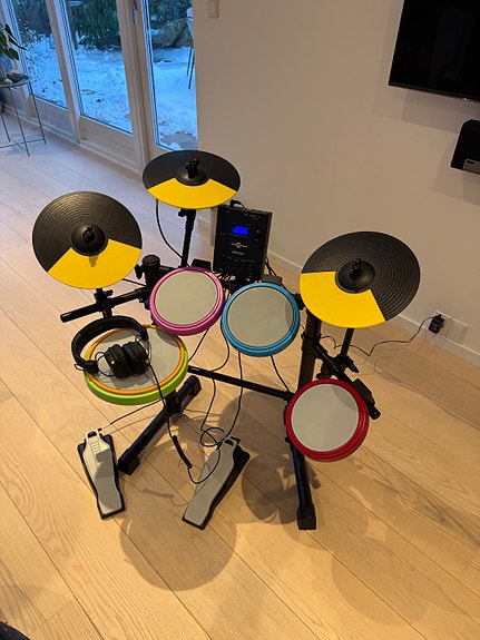 Elektronisk trommesæt til børn – Gear4music Digital Drums 200 Junior