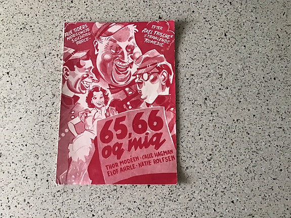 Filmprogram 65,66 og mig. 1936