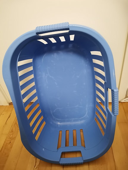 Retro robust Vasketøjskurv (50 lt)