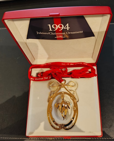 Georg Jensen Juleuro 1994 - "Mistelten"
