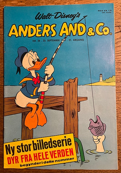 Anders And 1969 nr. 38 inkl. bagklap