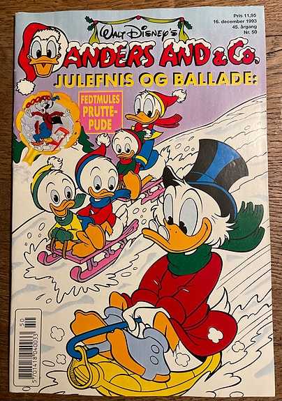 Anders And 1993 nr. 50 inkl. indlæg