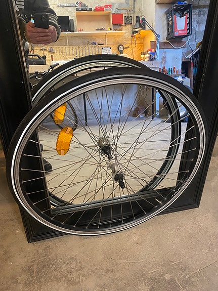 Flot 28" racerforhjul – Ny slange og dæk – Lige til at montere!