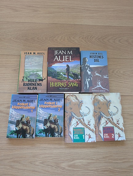 Jean M. Auel bogpakke – 7 bøger