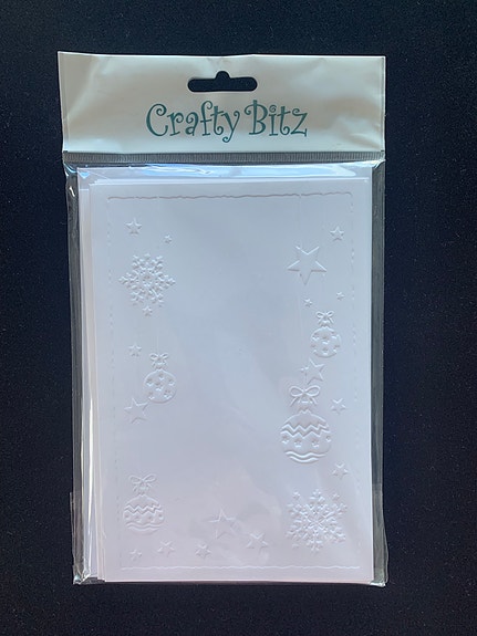 Crafty Bitz præget papir med julemotiver