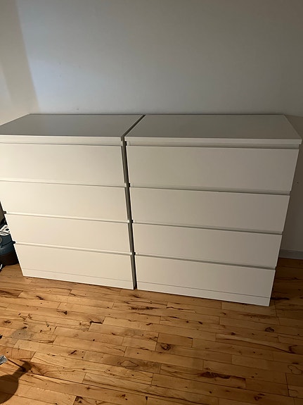 Malm kommoder fra ikea