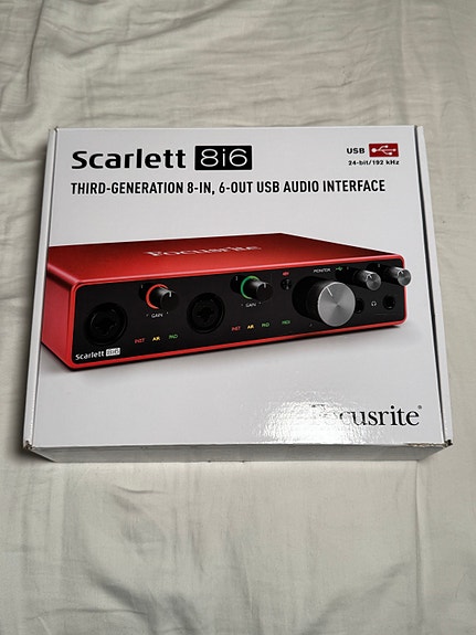 Focusrite Scarlett 8i6 [3rd Gen] lydkort