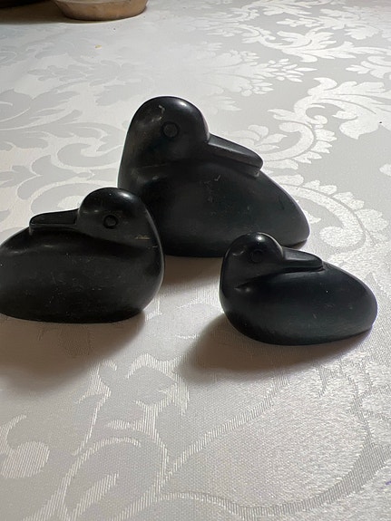 3 originale Inuit-fugle af Audlimen (Fort Chimo)