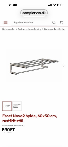 Knagerække m/ hattehylde