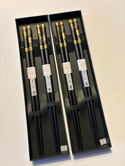 Wagokoro japanske spisepinde – originale fra Japan, 2 sæt i gaveæsker