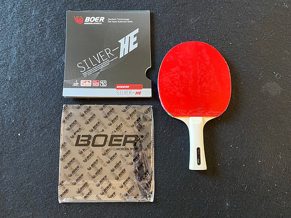 Bordtennis “Special Bat” XVT White m. Sriver-HE og Corbor belægning