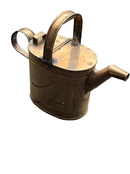 Antik messingvandkande