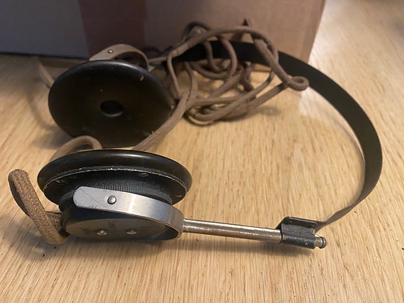 Tysk soldat hovedtelefon 2 verdenskrig