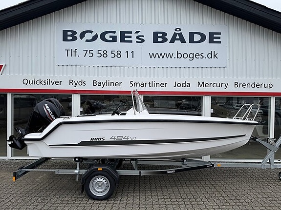 Ryds 484 VI Sport med F40 Mercury-EFI ELPT og udstyr