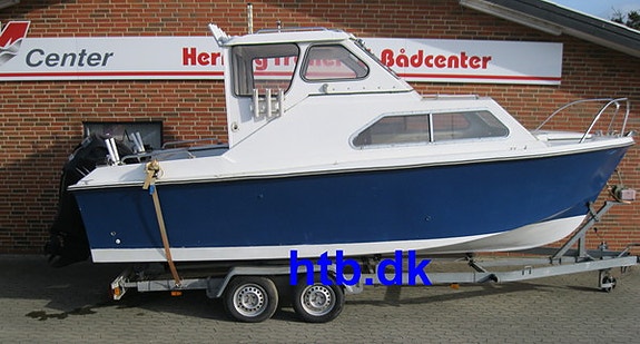 Shetland 640 weekend/kabinebåd m/Mercury F150 hk 4-takt Verado og buggi trailer