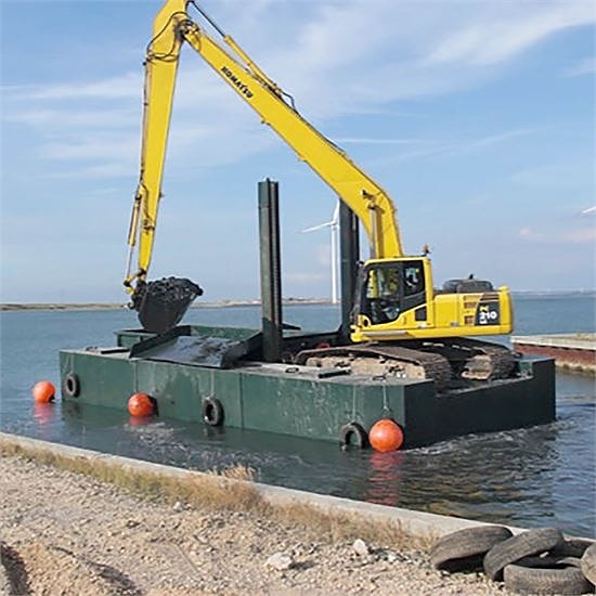ABC 14,95 m - 70m3 - Pram / Barge - Video!