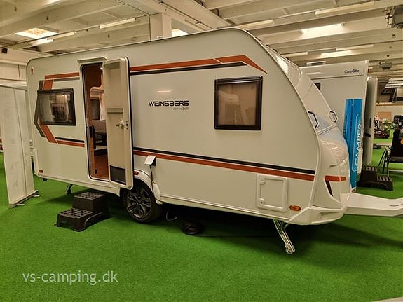 Weinsberg 2025 - Weinsberg CaraOne 450 FU   DEMOVOGN... ATTRAKTIV CAMPINGVOGN MED FRANSK SENG OG RUNDSIDDEGRUPPE