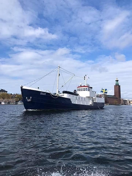 Unik og vedligeholdt konverteret isbryder fra 1896 – SKRIV DIG OP TIL ÅBEN BÅ...